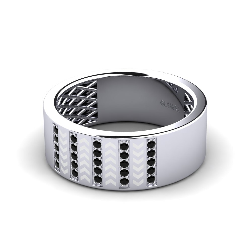 Schwarzer Diamant Ring Affranchi