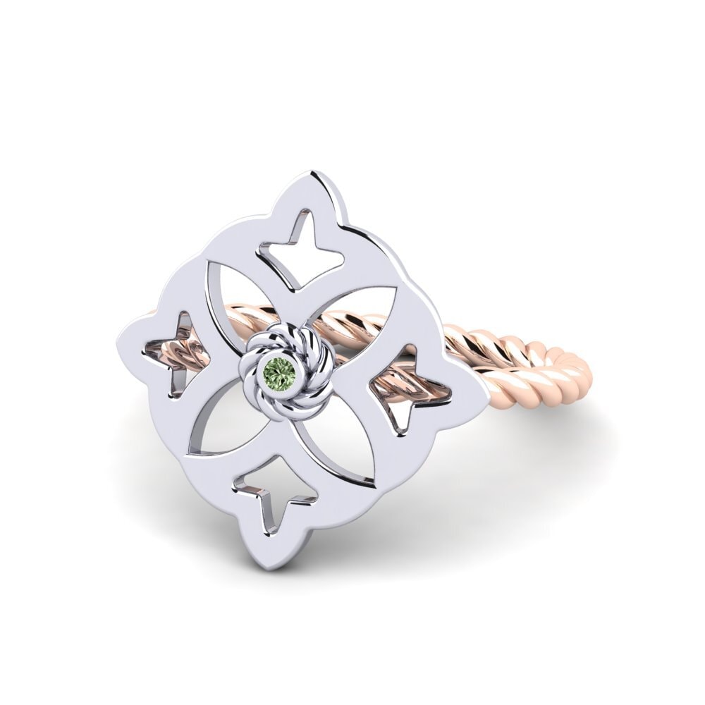 Green Diamond Ring Afnares