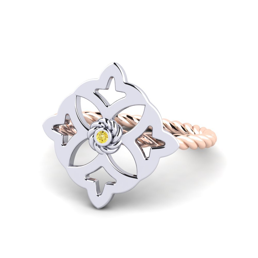 Yellow Sapphire Ring Afnares