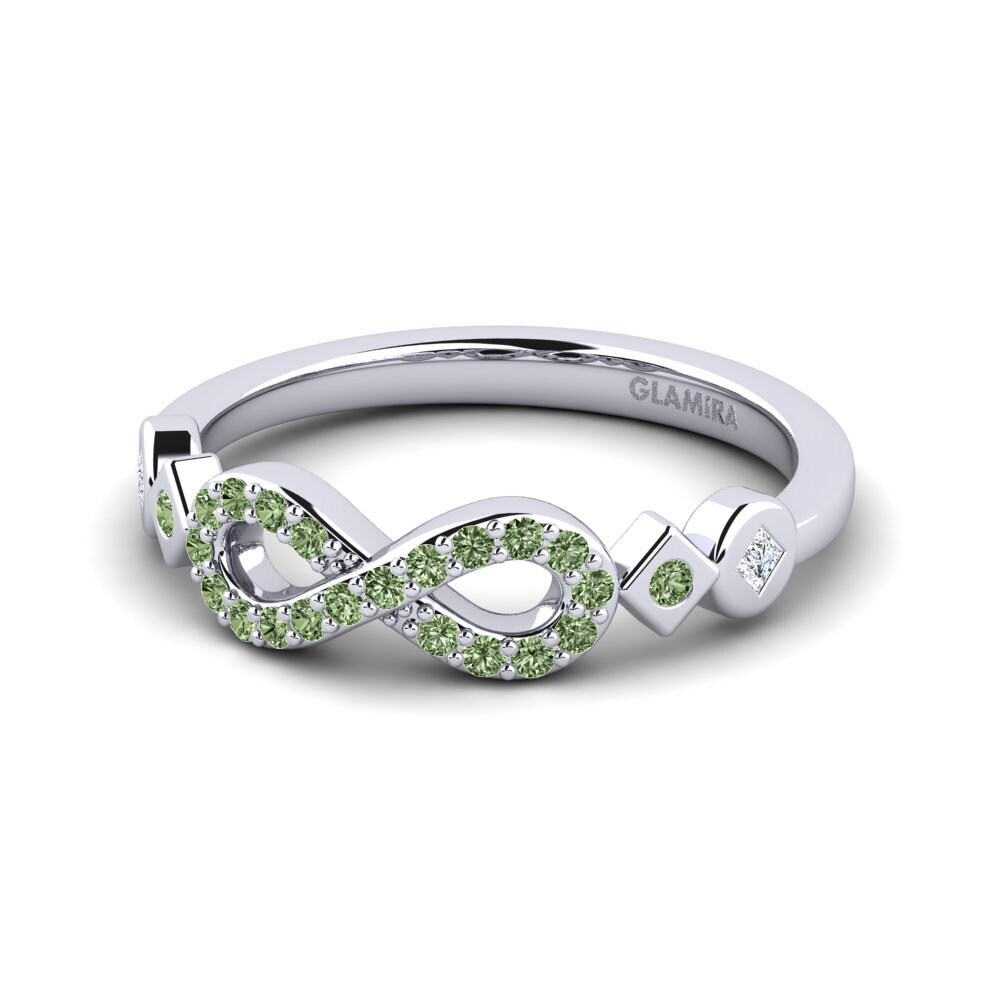 Diamante Verde Anello Afrisera