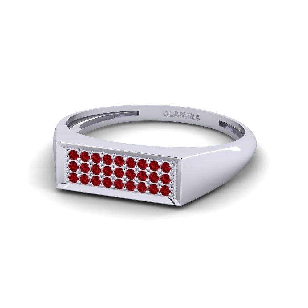 Circonita Roja Anillo de Hombre Agamemnonos