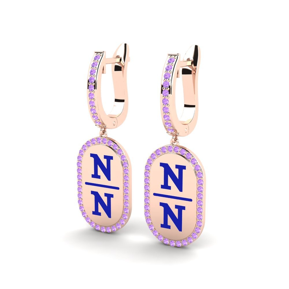 Amethyst Women's Earring Agamy