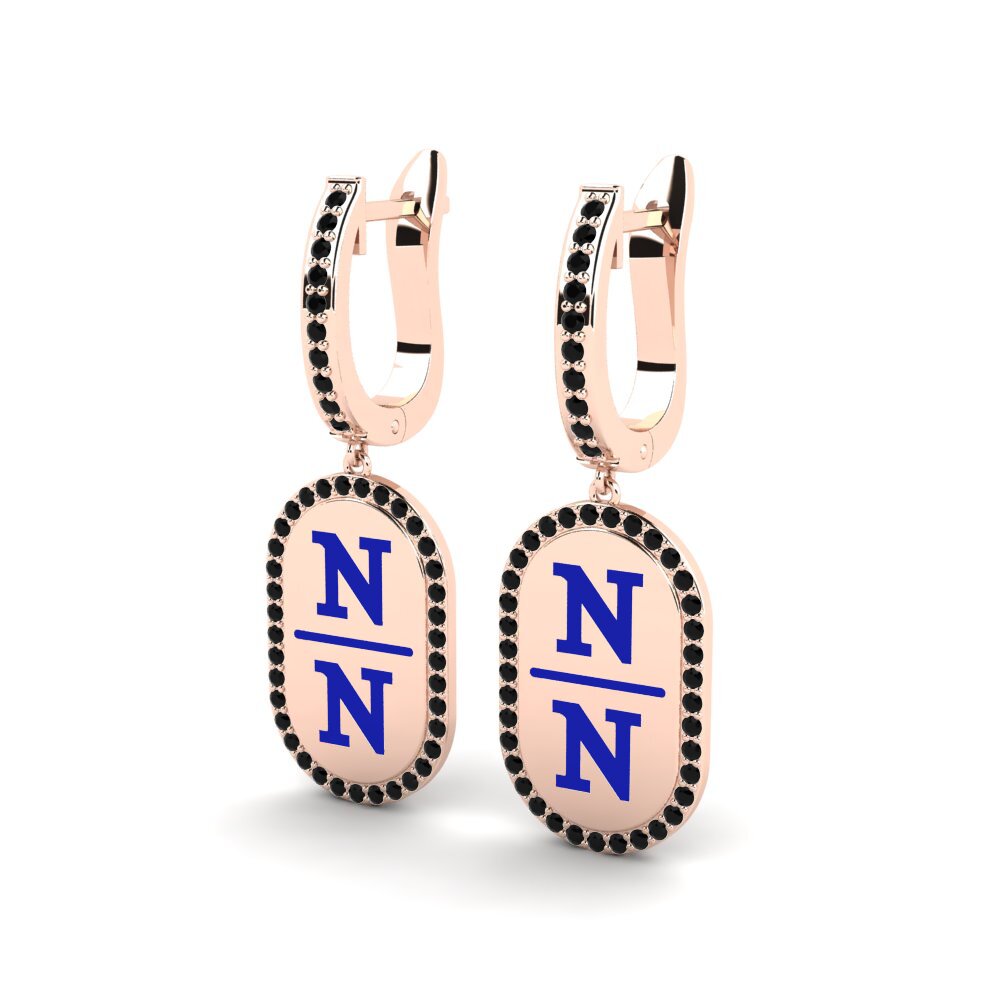Black Sapphire Women's Earring Agamy