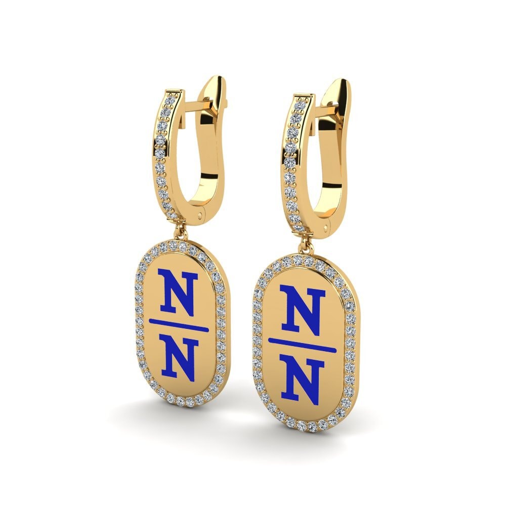14ct Yellow Gold Women's Earring Agamy