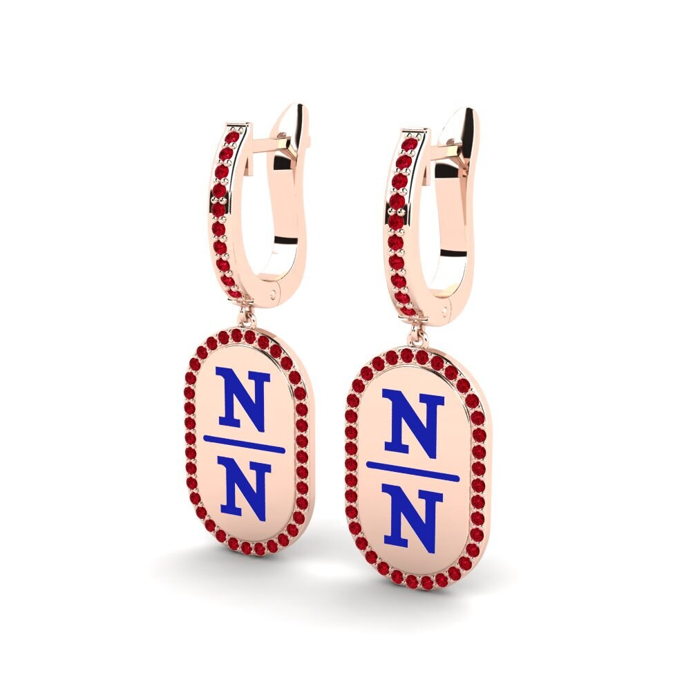 Red Zirconia Women's Earring Agamy