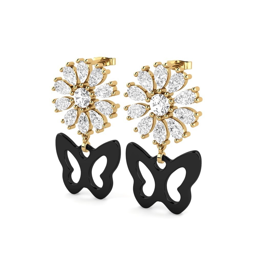 White sapphire Women's Earring Aganju