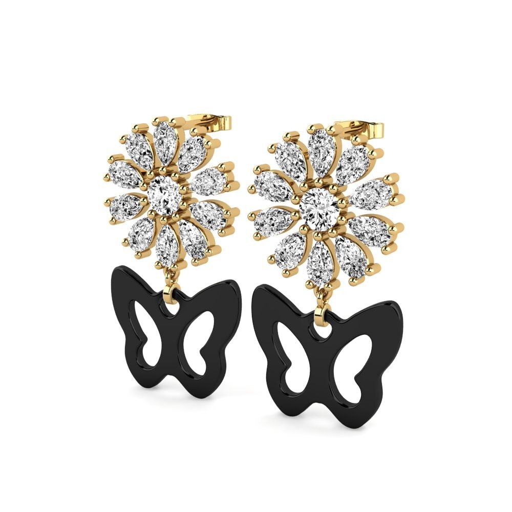 Moissanite Brincos Feminino Aganju
