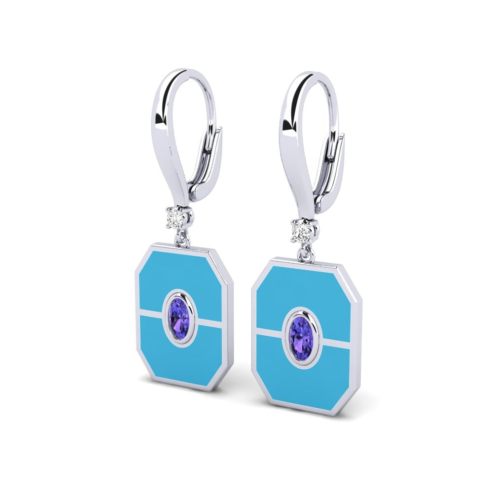 Tanzanite Orecchino da donna Agatize
