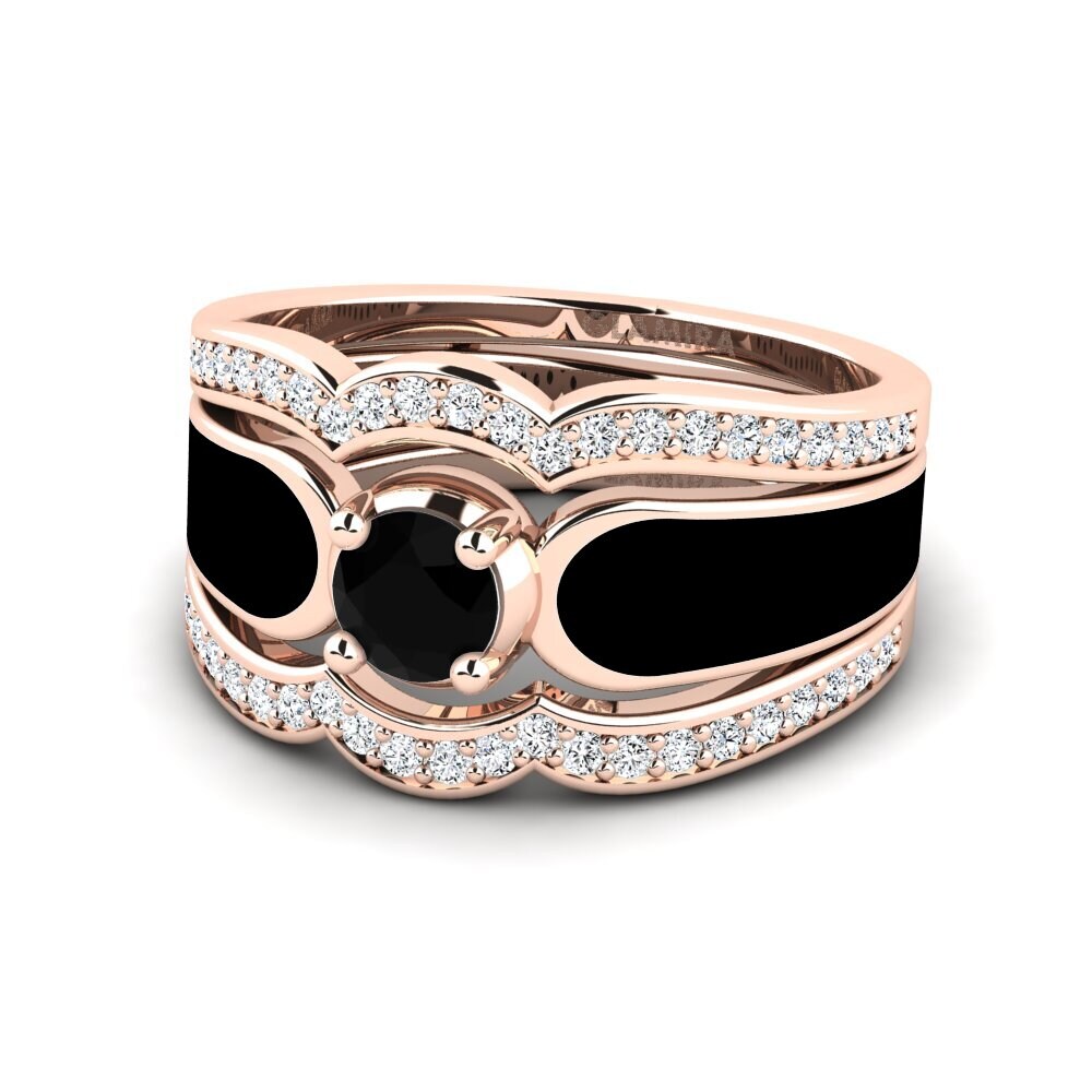 Black Onyx Ring Agend SET