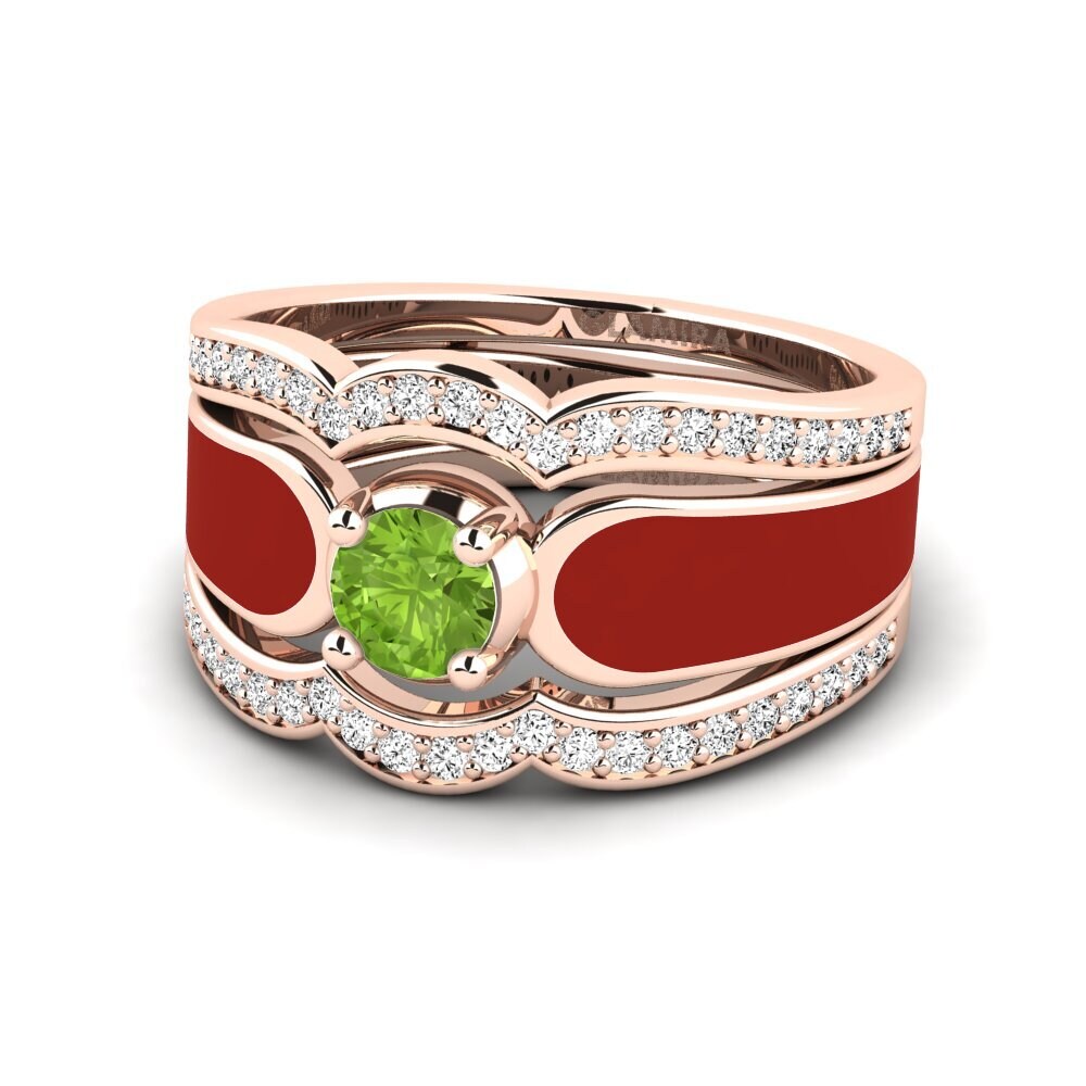 Peridot Ring Agend SET