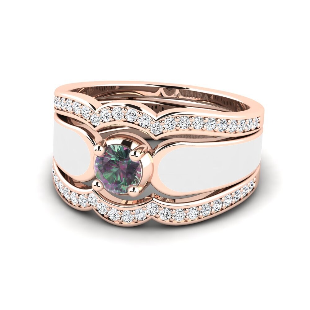 Mystic Topaz Ring Agend SET