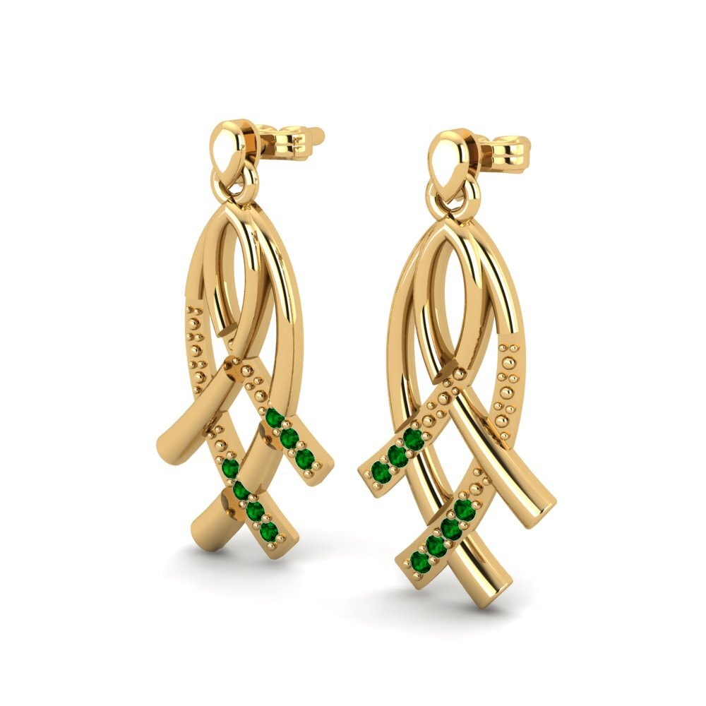 Green Zirconia Women's Earring Aghna