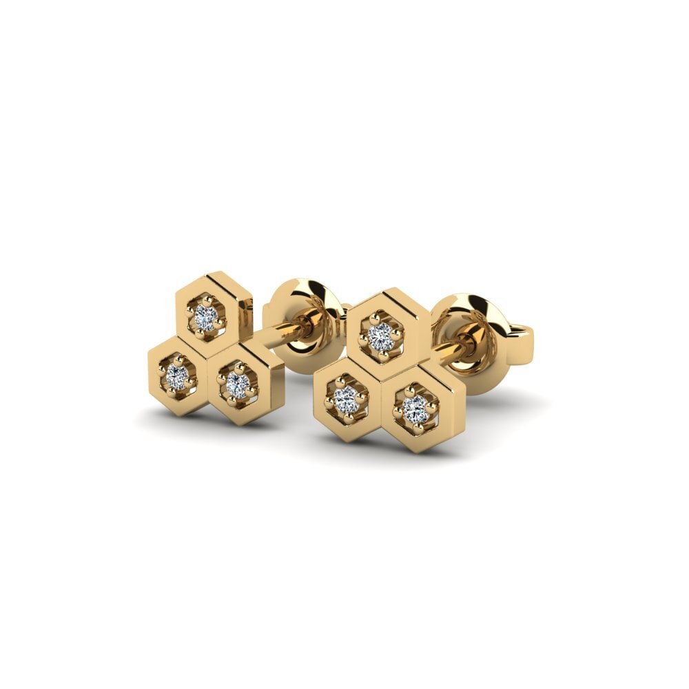 diamond-zirconia Women's ต่างหู Agionasomaton