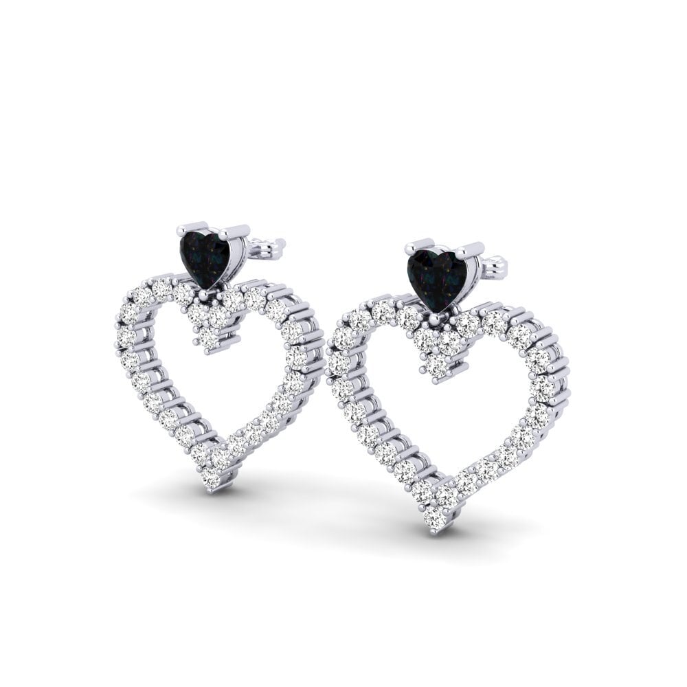 Đá Opal Đen Bông tai nữ Agnetz