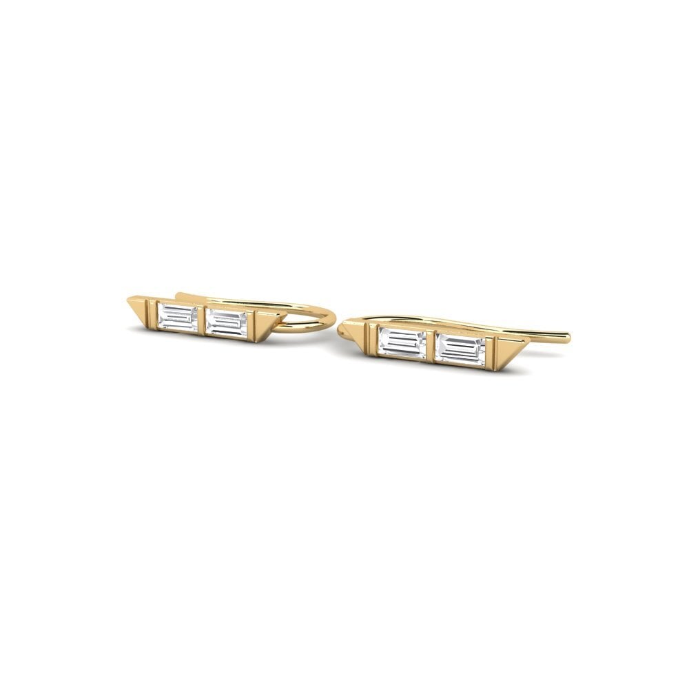 14k Oro Amarillo Pendiente de mujer Agrigento