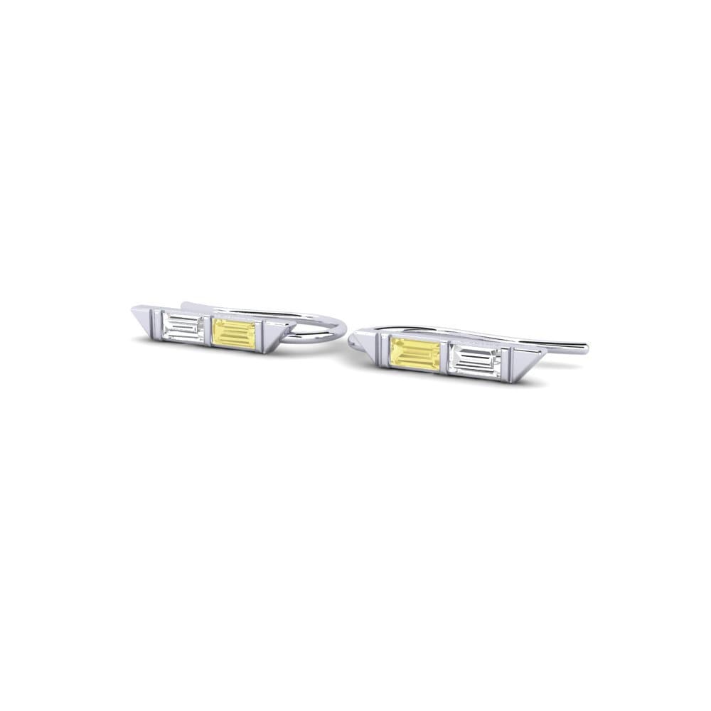 Yellow Sapphire Women's Earring Agrigento