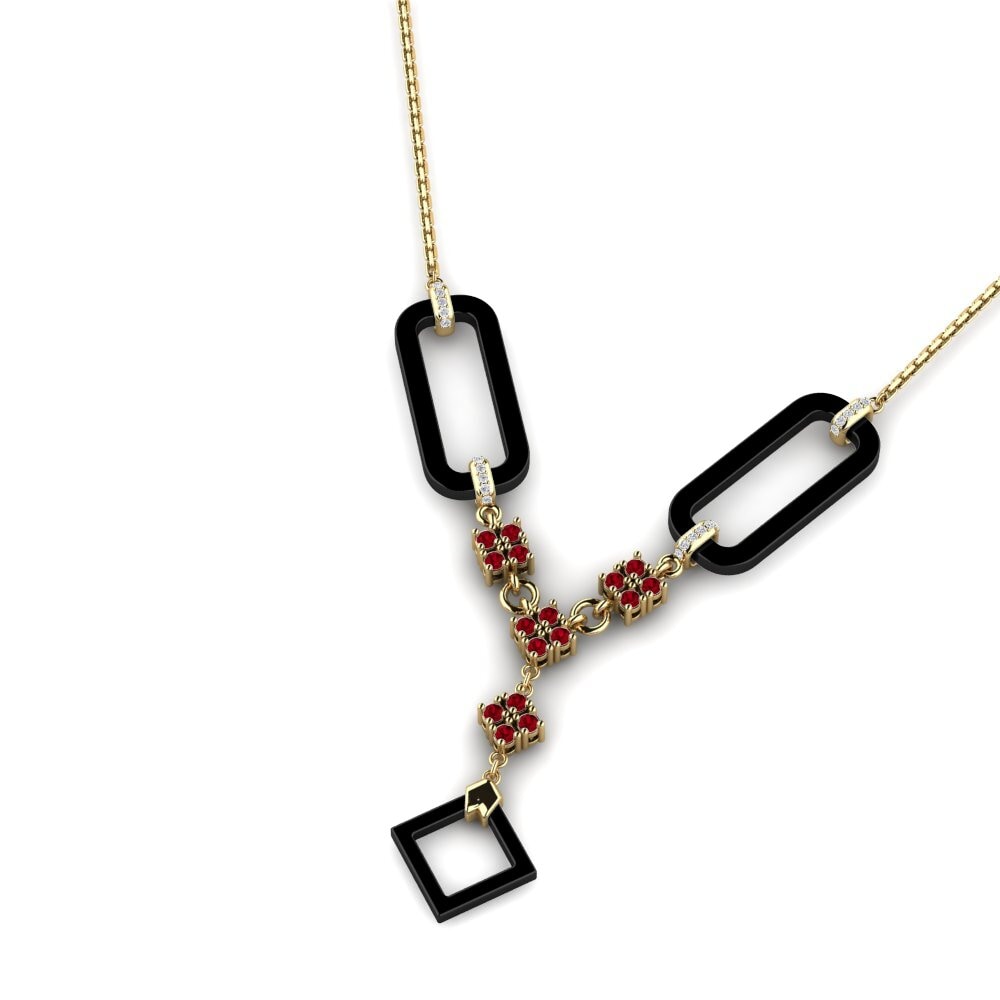 Circonita Roja Collar de Mujer Aguiniga
