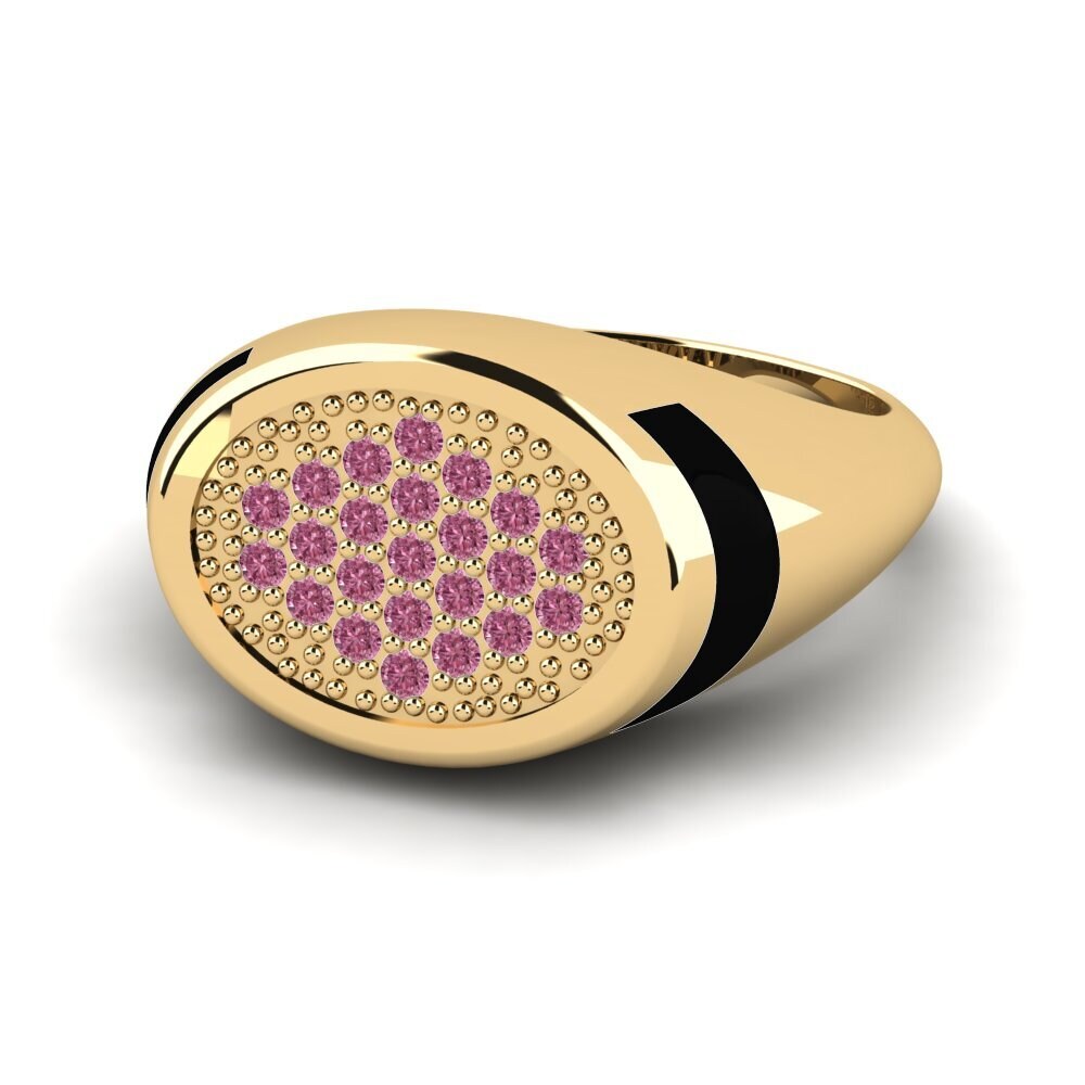 Granate Rhodolite Anillo meñique Agund