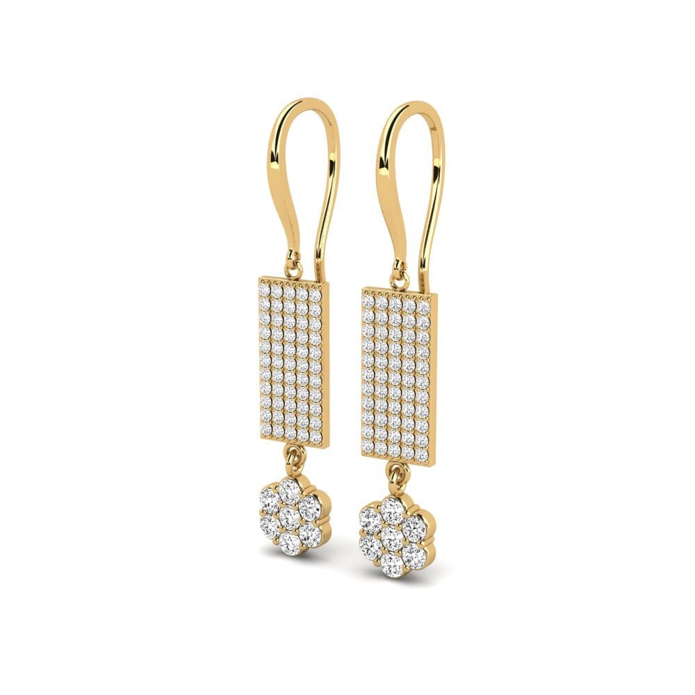 Đá Moissanite Bông tai nữ Aguroth