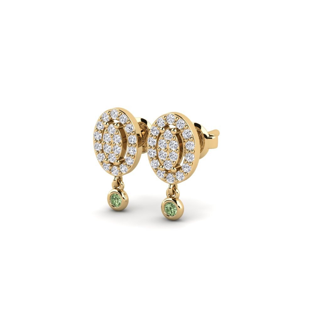 Green Diamond Women's Earring Ahabiak