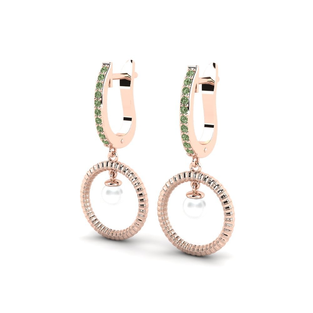 Diamante Verde Pendiente de mujer Aidana