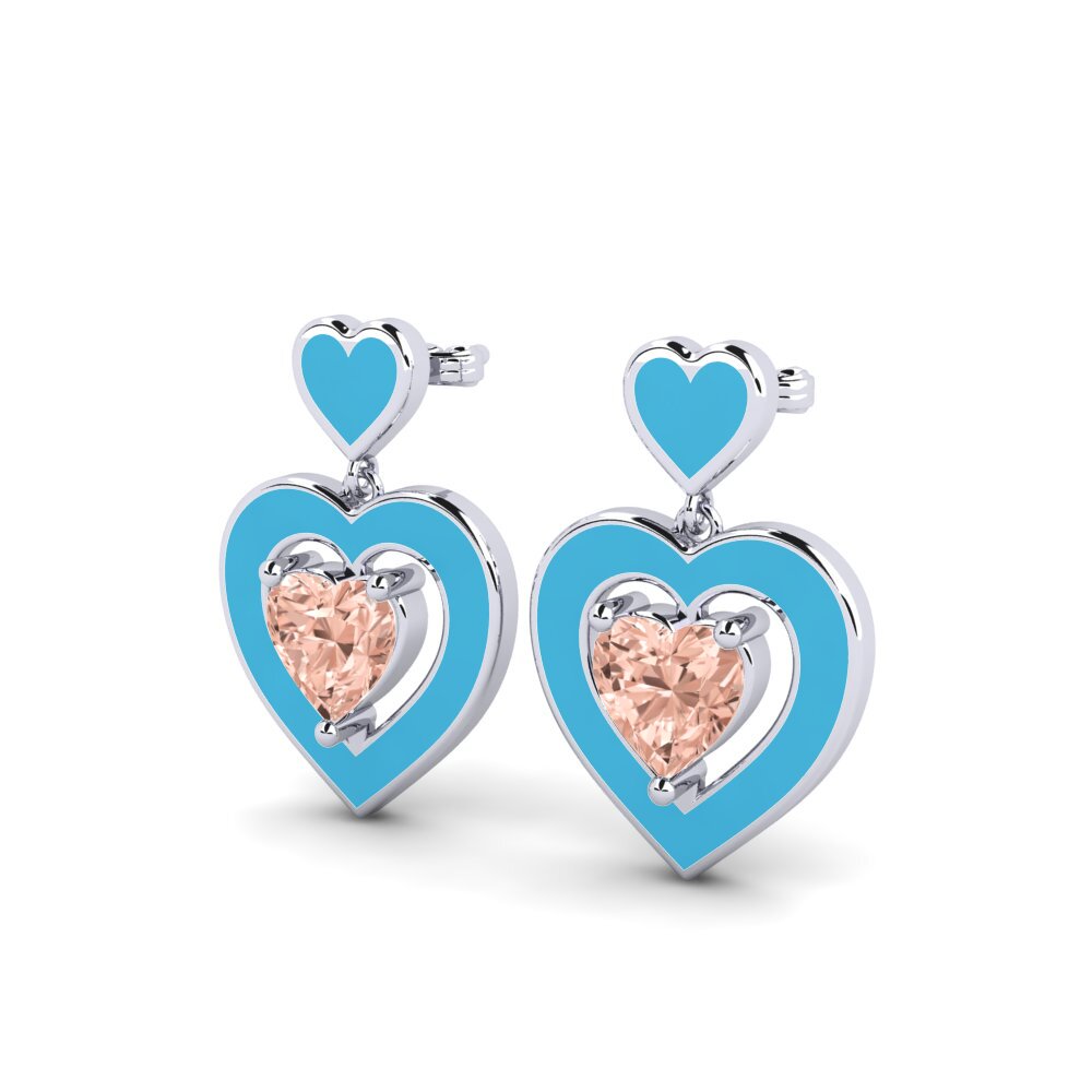 Morganite Brincos Feminino Aigues