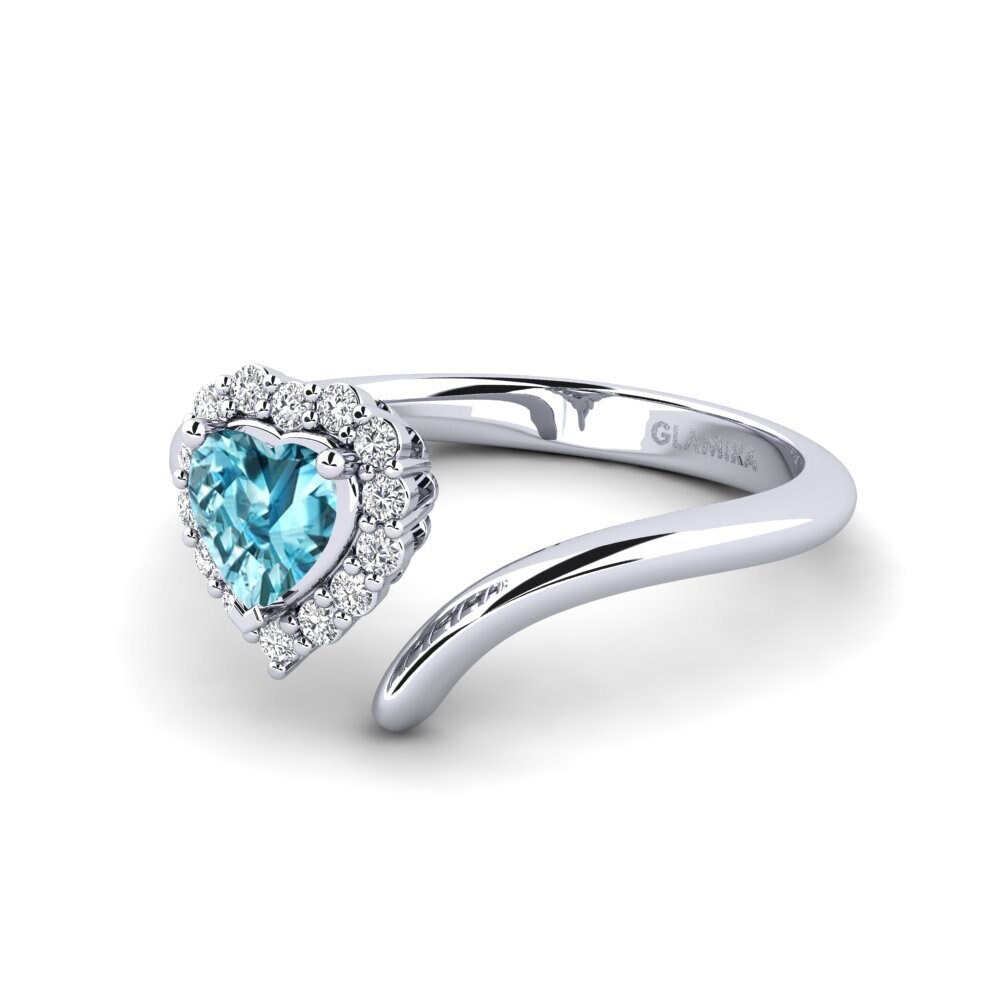 Blue Zircon Ring Aigurande