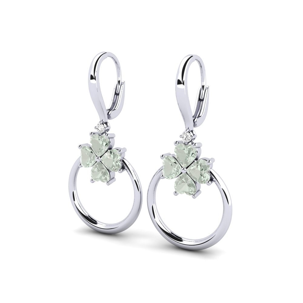 Green Amethyst Women's Earring Aih