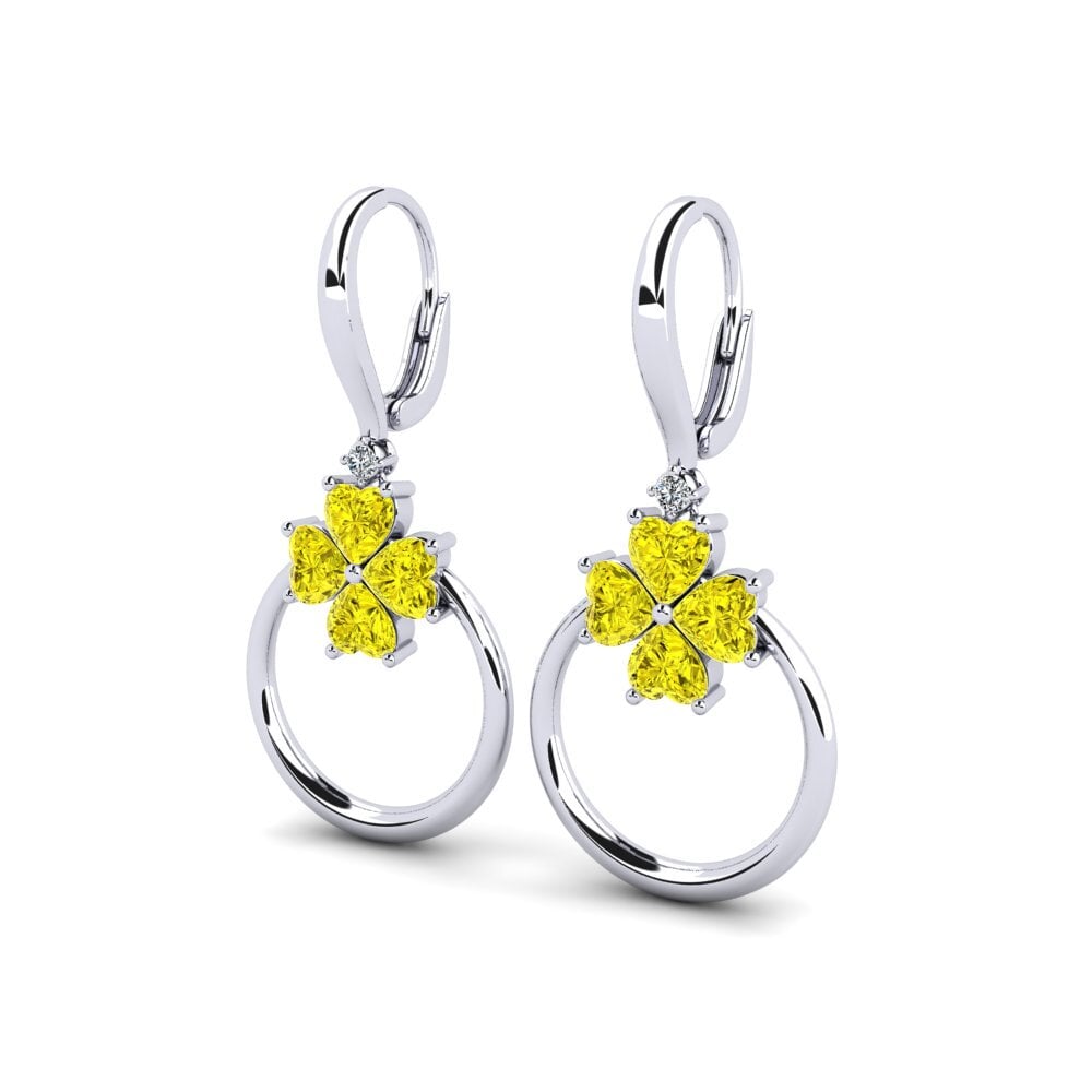 Yellow Diamond Women's Earring Aih