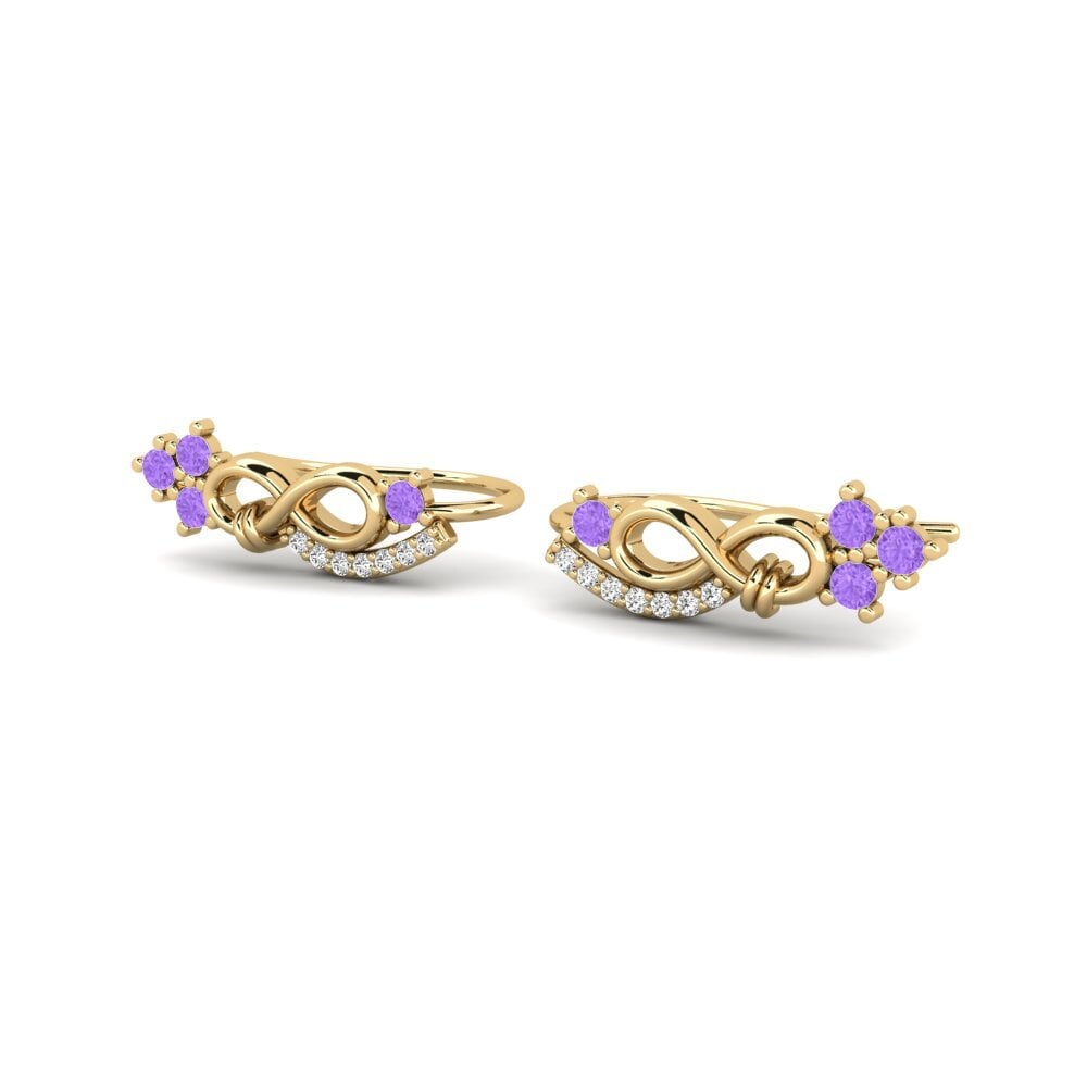 Ametista Brincos Feminino Aikya