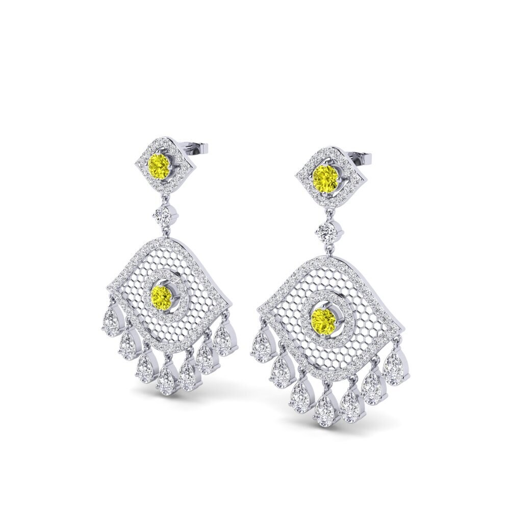 Yellow Diamond Women's Earring Aile