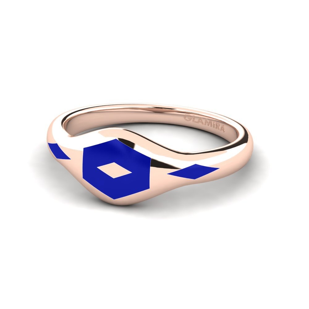 Rotgold 375 Ring Ailig