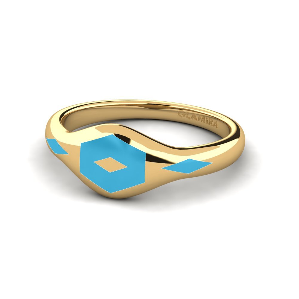Gelbgold 750 Ring Ailig