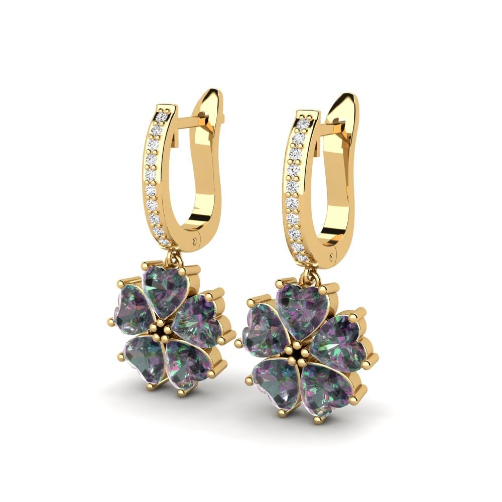 Đá Topaz Huyền Bí Bông tai nữ Ainh