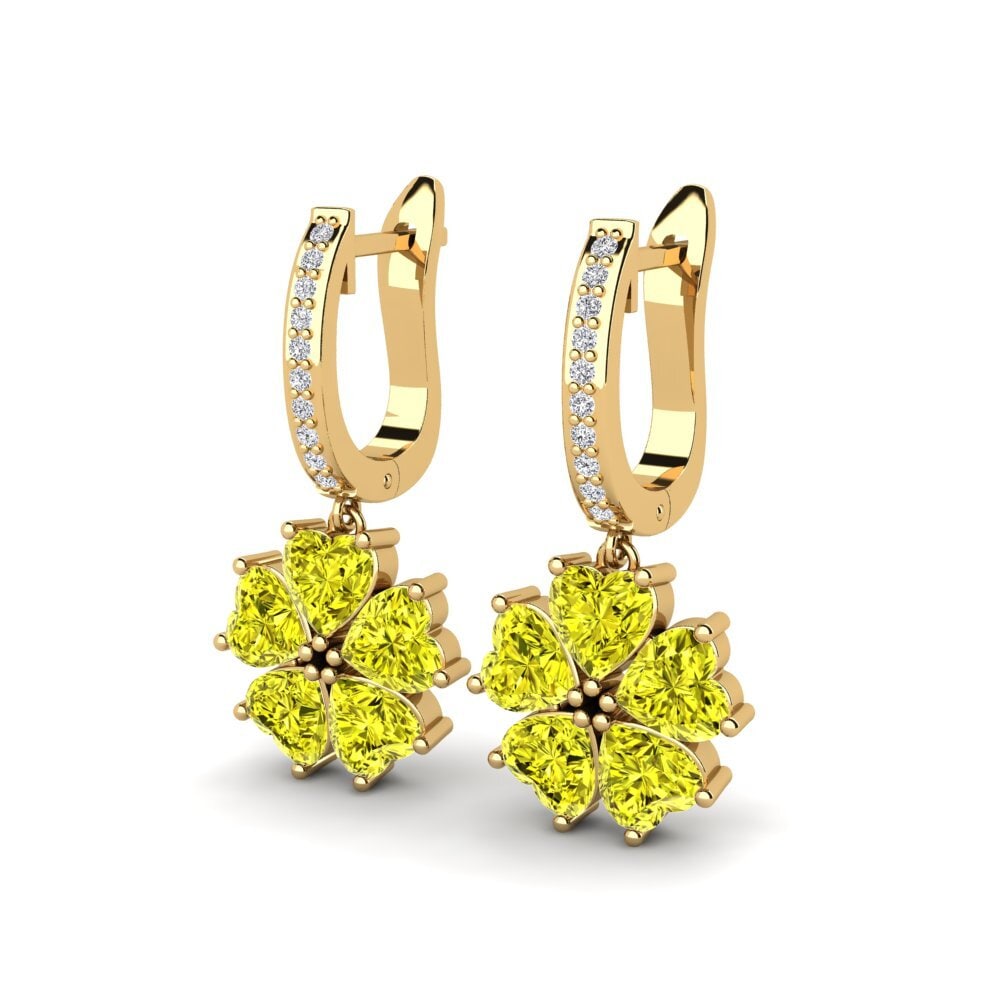 Yellow Diamond Women's Earring Ainh