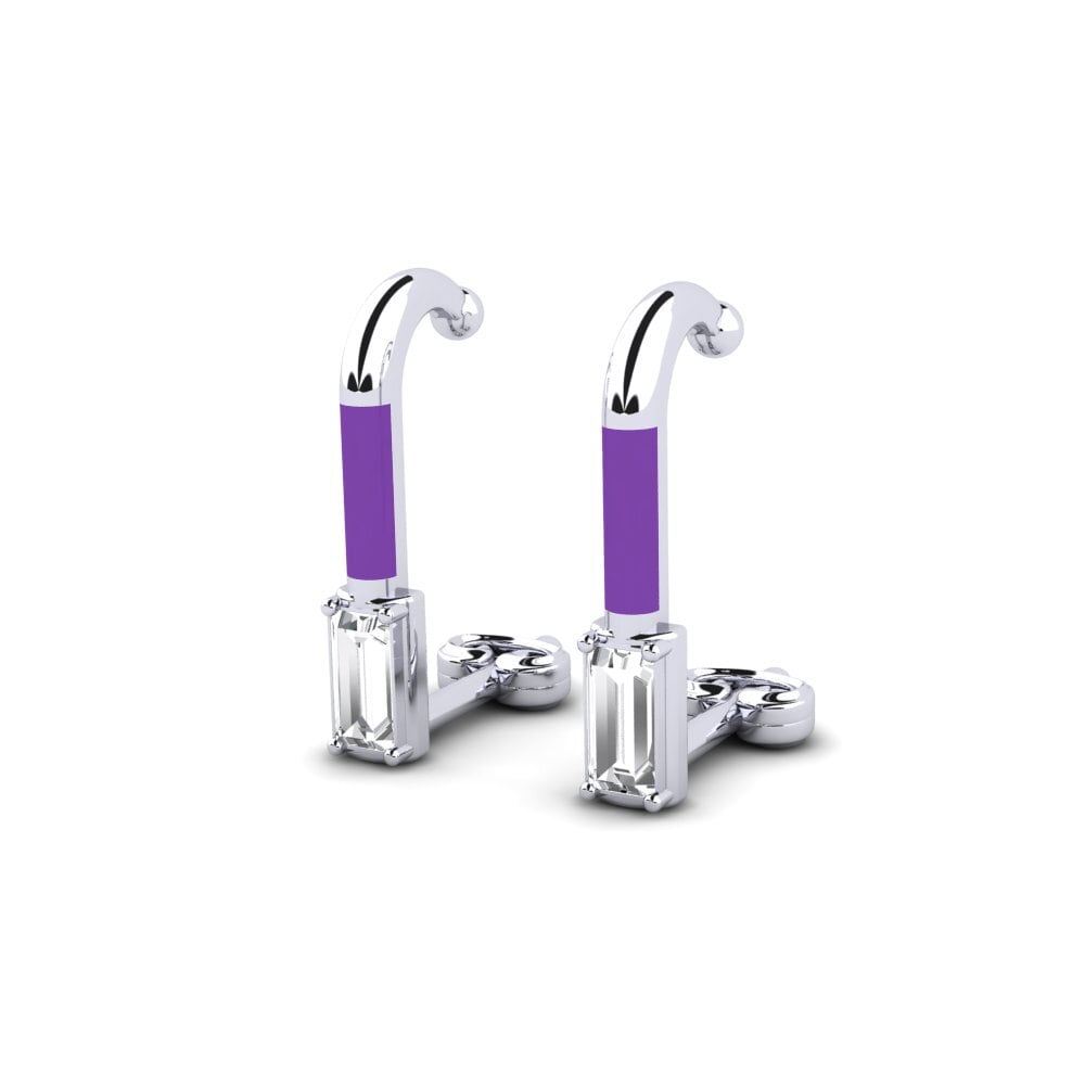 9ct White Gold Women's Earring Aioi
