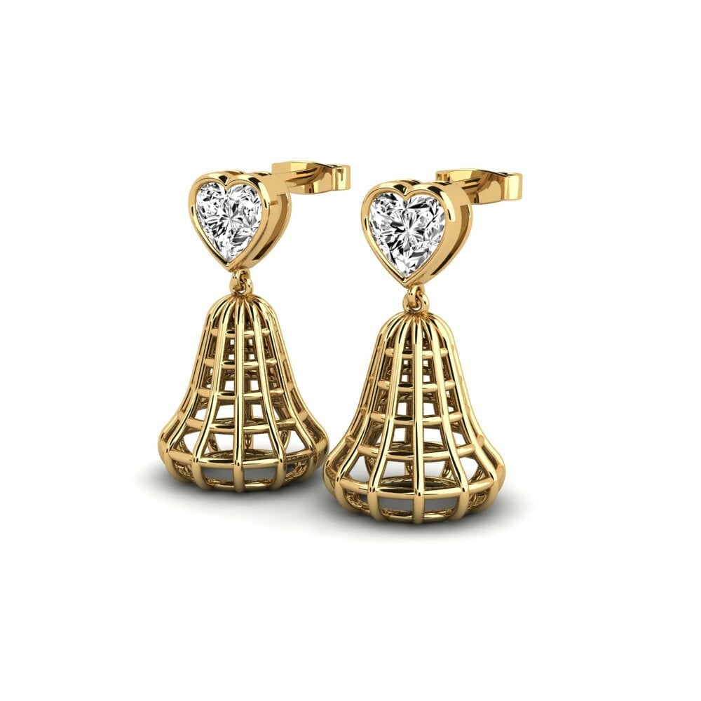 Moissanite Boucle d'oreille femme Airelav