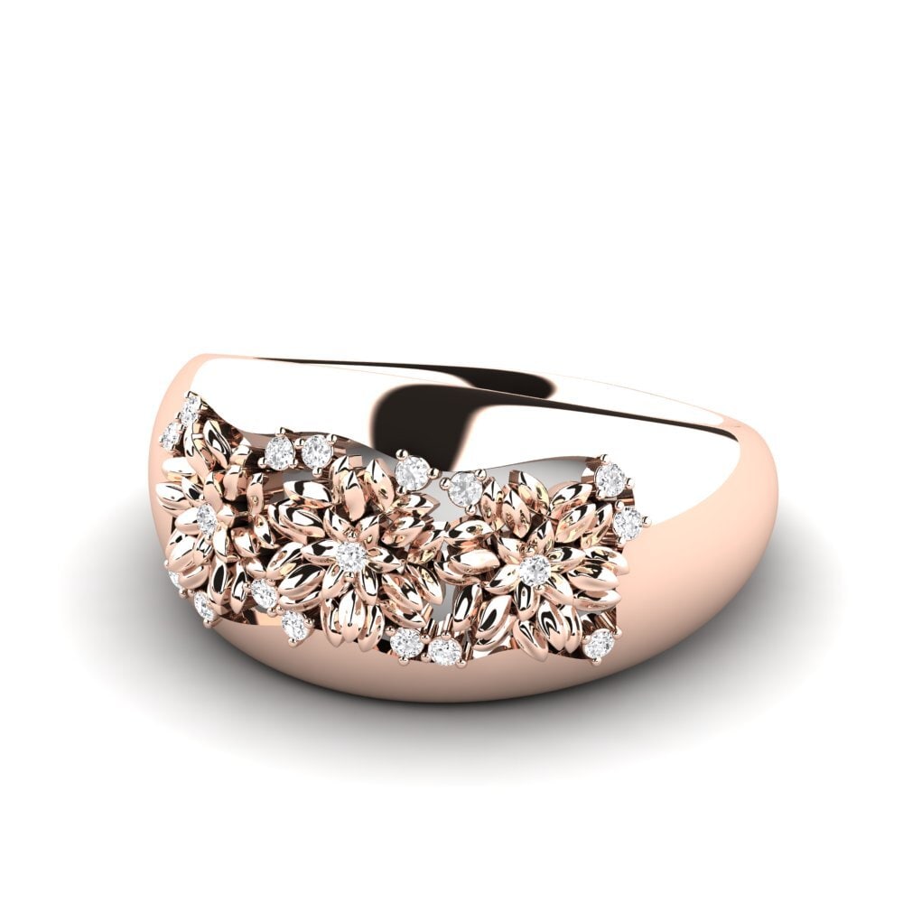 Weißer Saphir Ring Aiyana