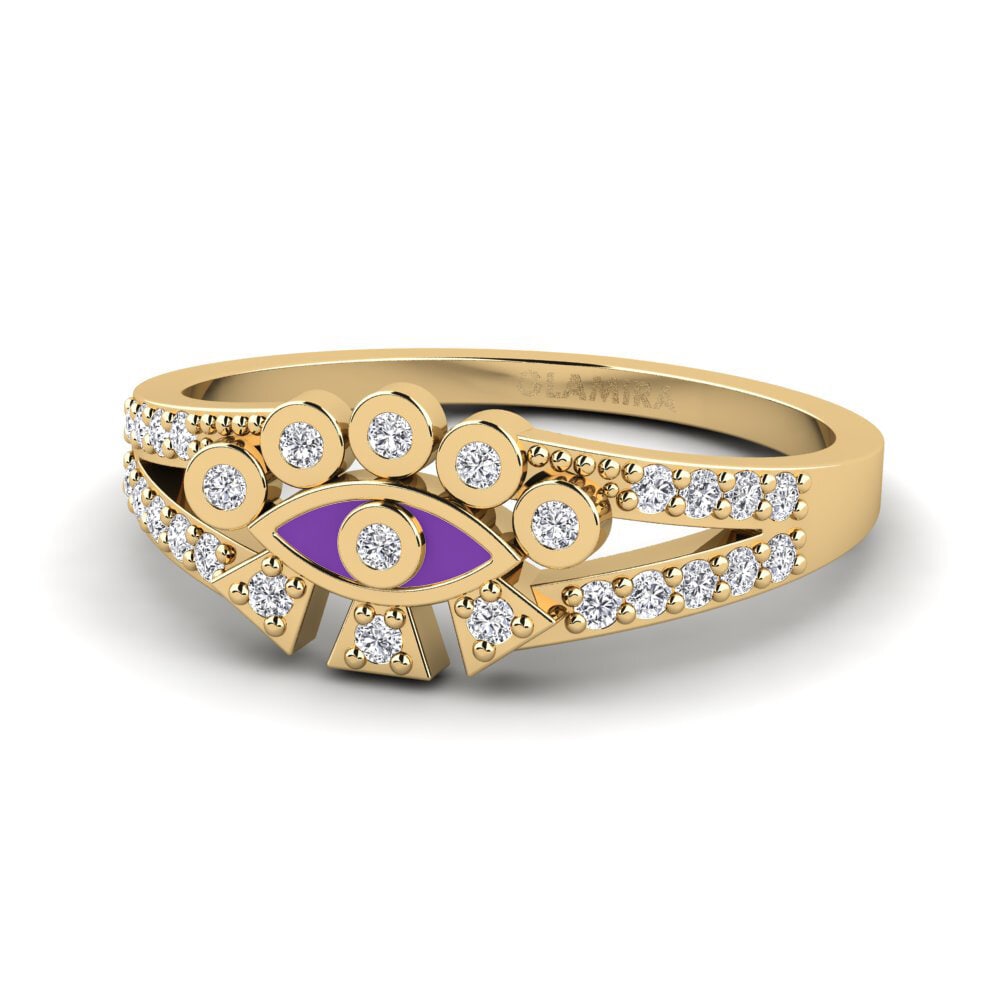 Diamant De Synthèse Bague Aizanoi