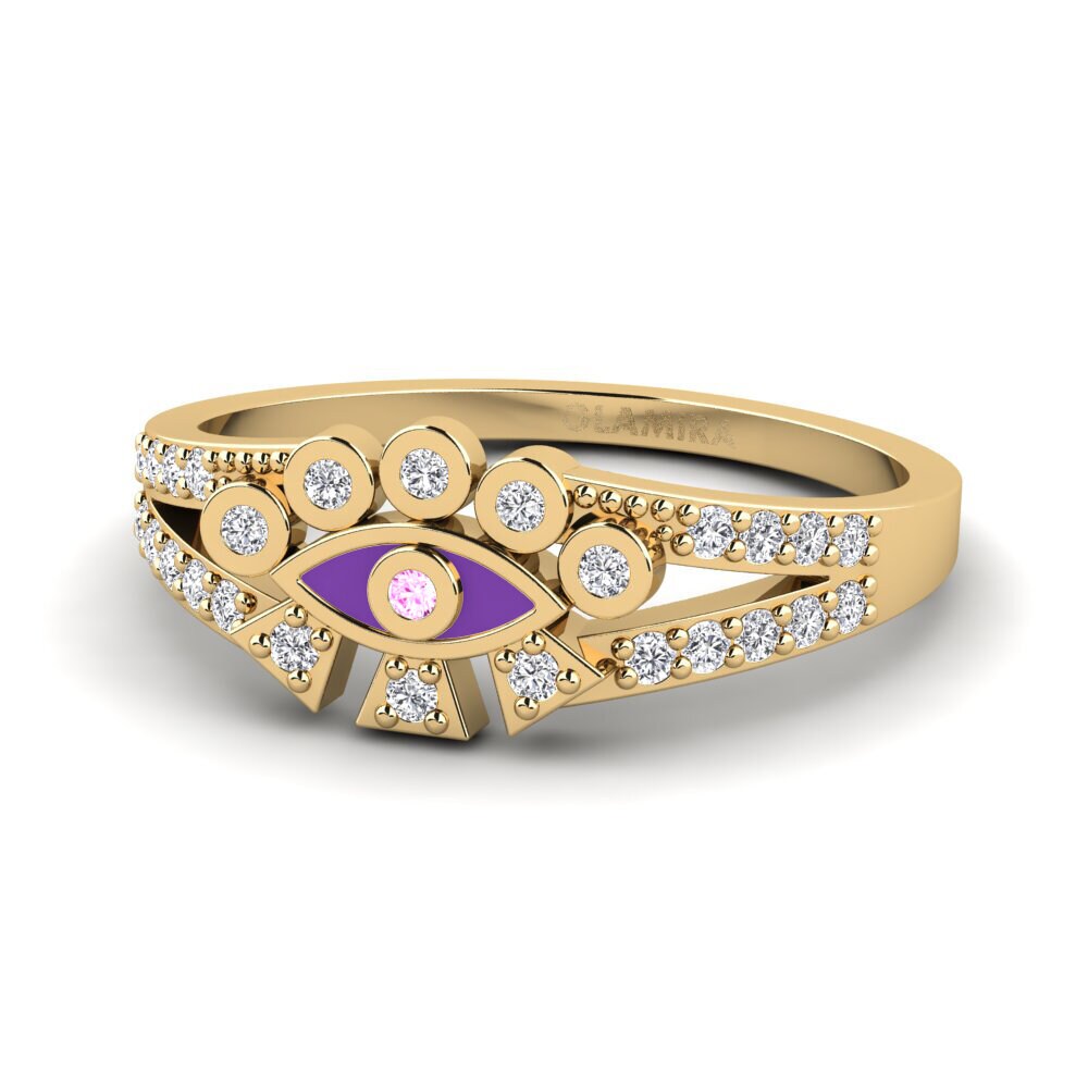Saphir Rose Bague Aizanoi
