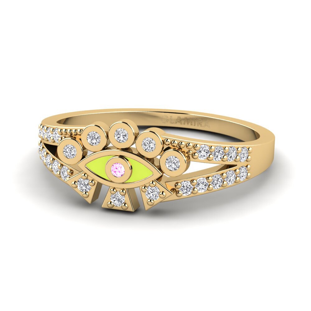 Saphir Rose Bague Aizanoi