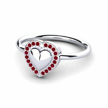 Heart Engagement Rings