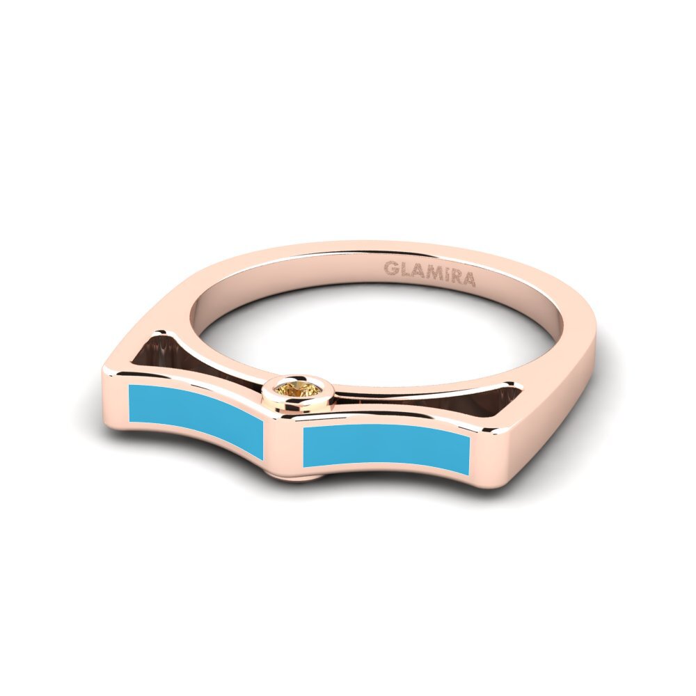 Brauner Diamant Ring Akir