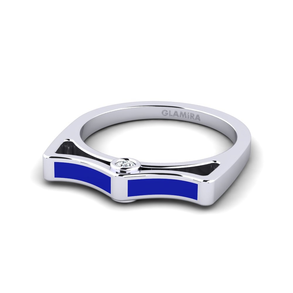 9ct White Gold Ring Akir