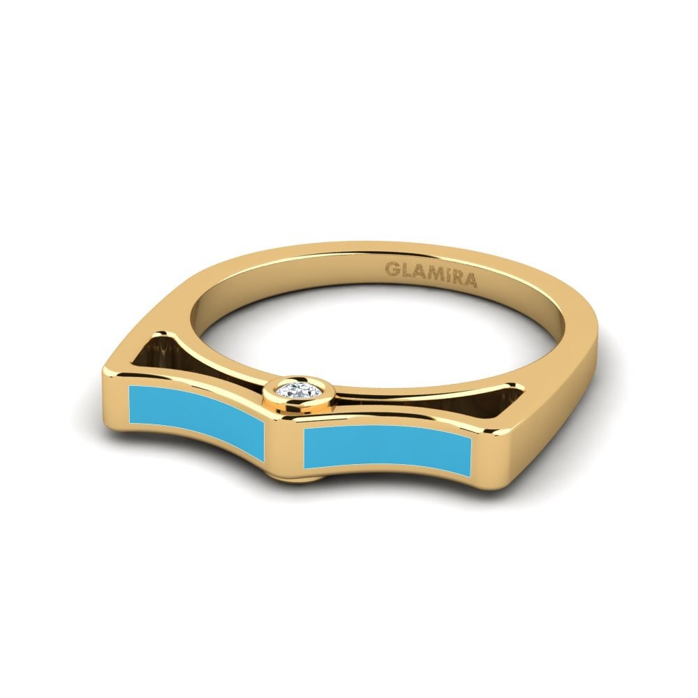 Gelbgold 375 Ring Akir