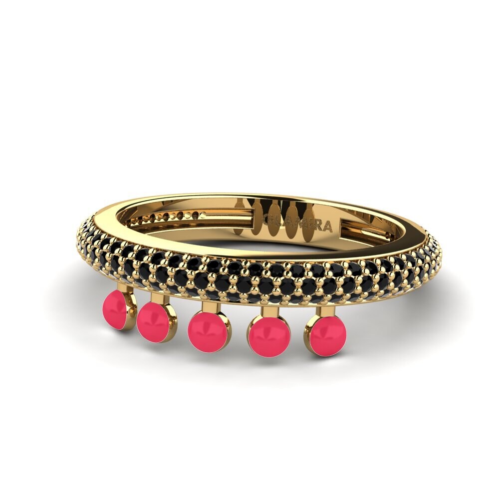 Schwarzer Onyx Ring Aktibo