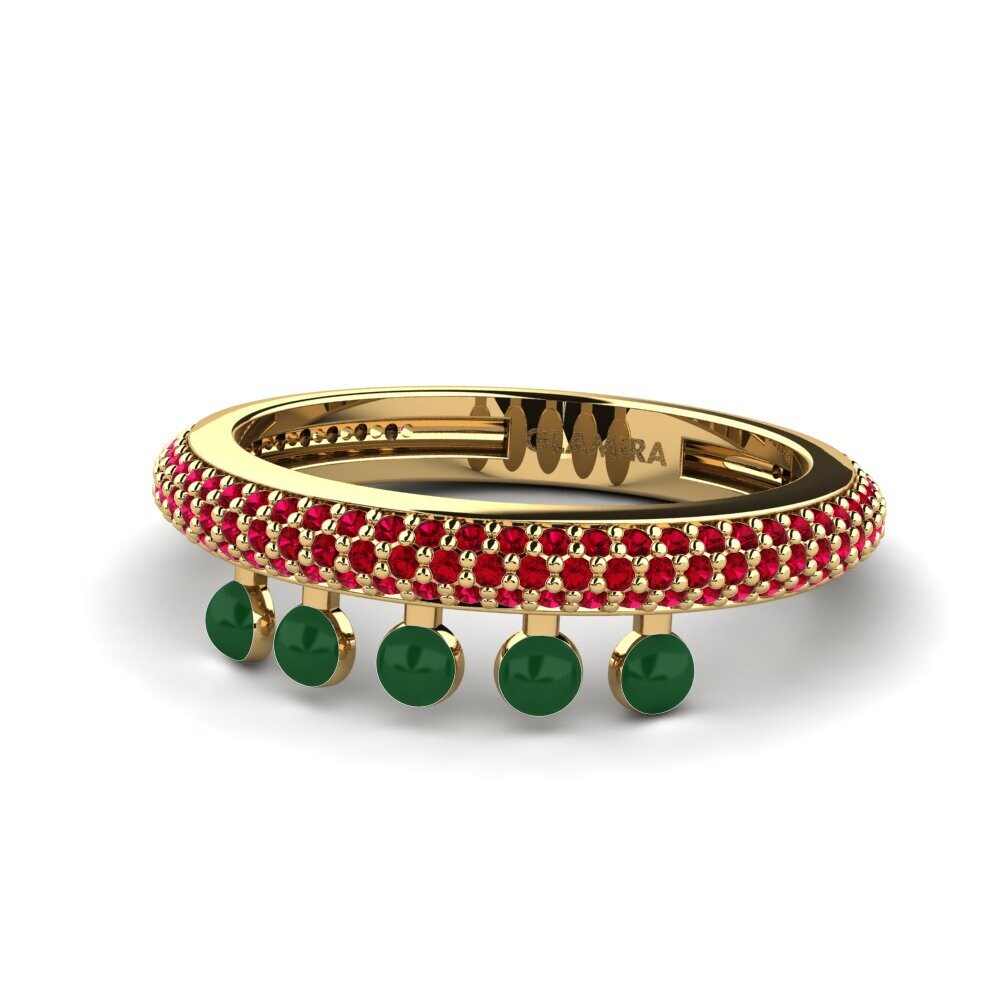 Circonita Roja Anillo Aktibo
