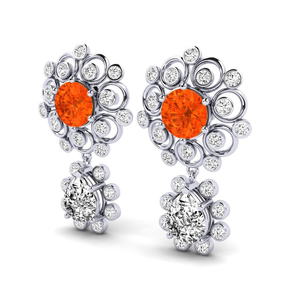 Fire-Opal Women's Earring Akulina