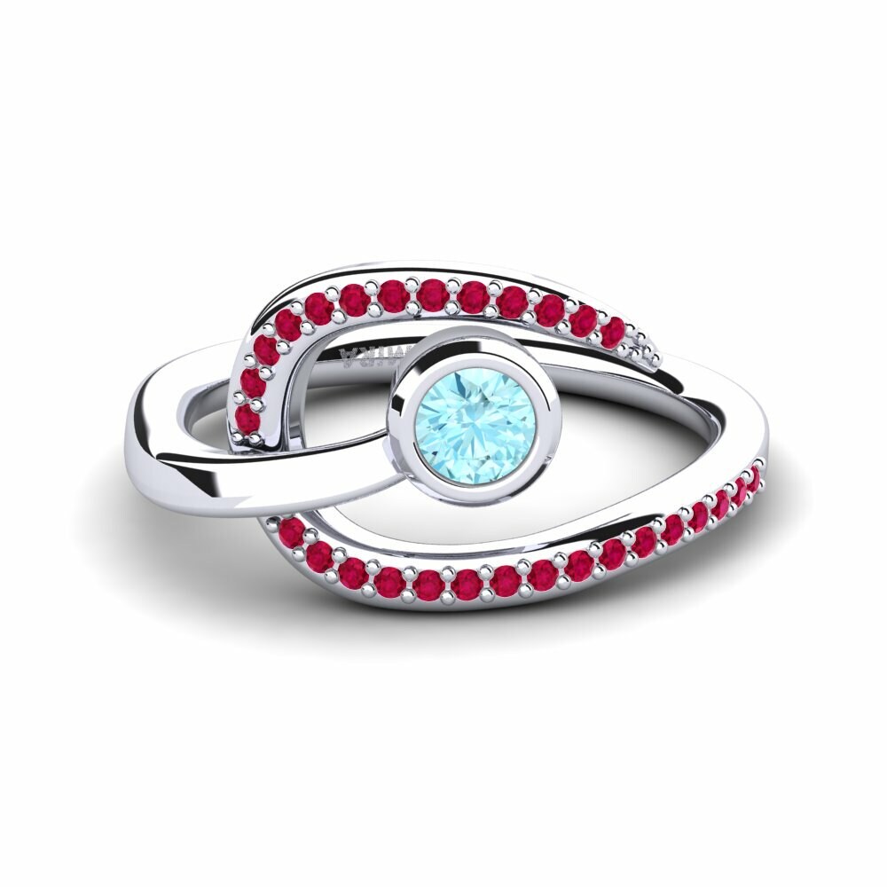 Aguamarina Anillo Alandris