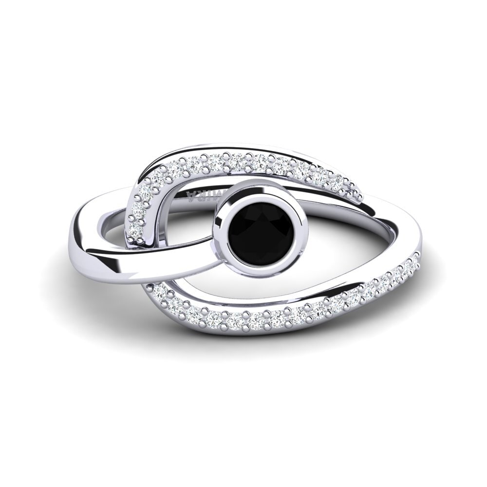 Schwarzer Diamant Ring Alandris